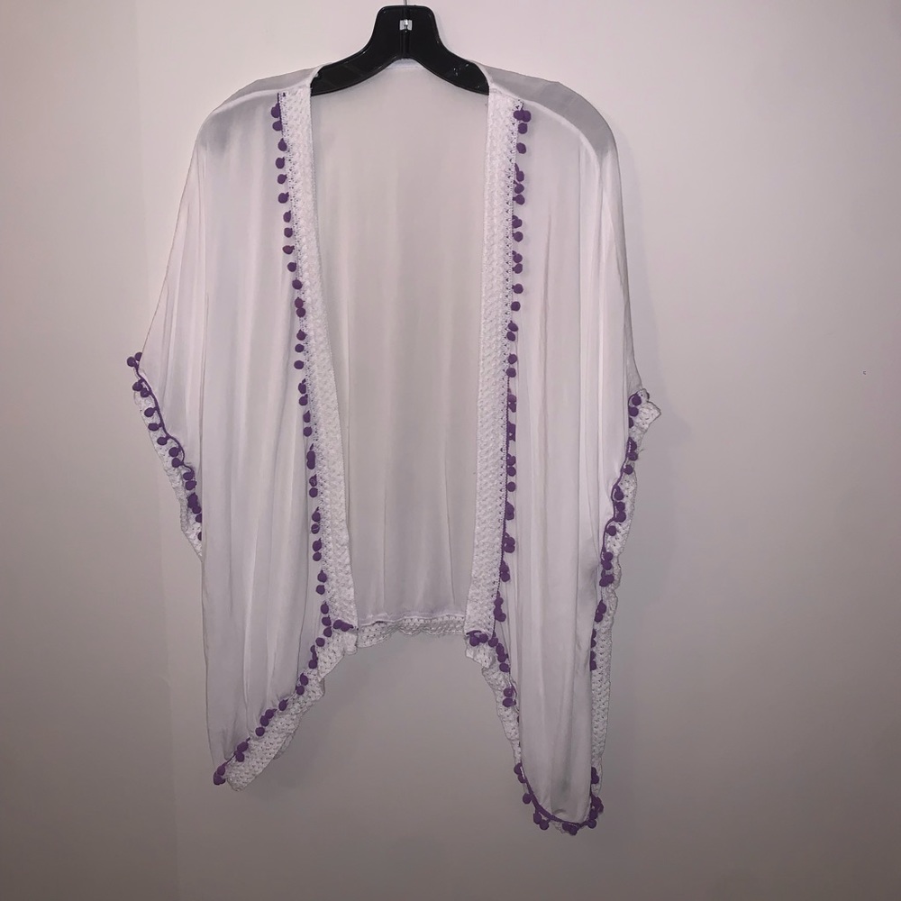 Coverup with Pompom accents